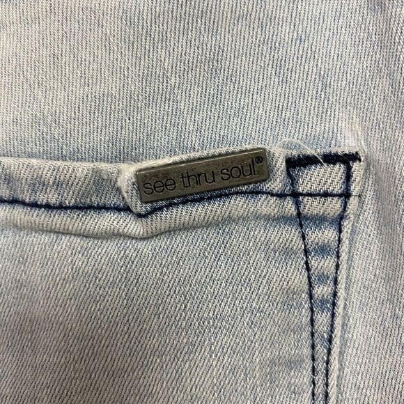 See Thru Soul Lily Skinny Jeans - Picture 5 of 7